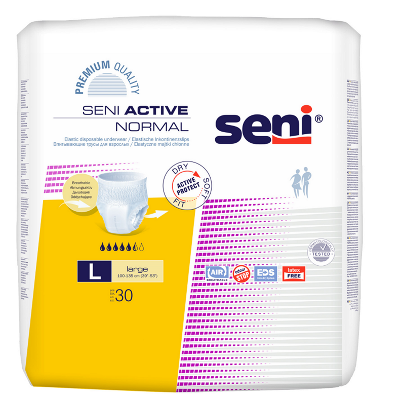 Підгузки-труси для дорослих Seni ACTIVE Normal Large 30 шт